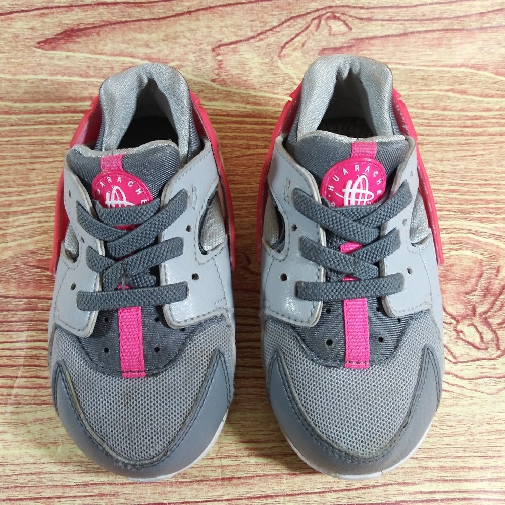 Sold SOLD Nike Huarache Pink Gray Toddler Sn - Picture 3 of 8
